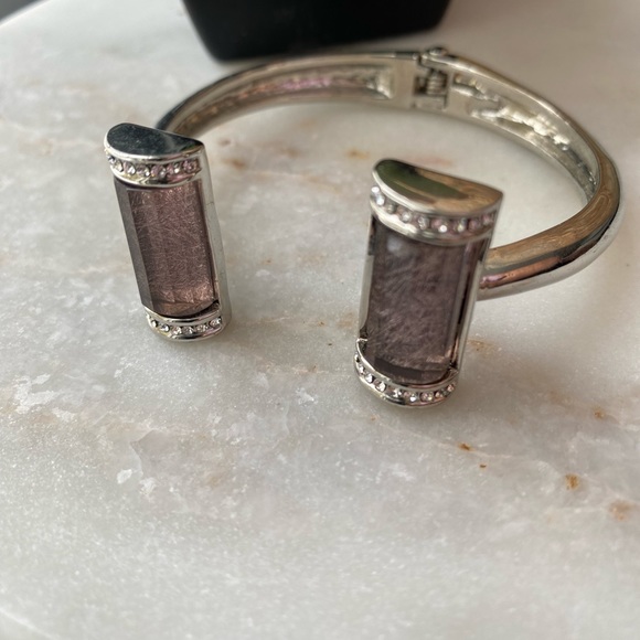 Amethyst Open Bracelet - Picture 2 of 14